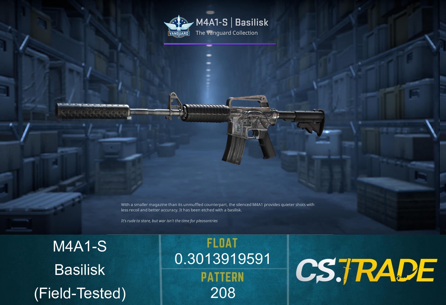M4A1-S | Basilisk (Field-Tested)