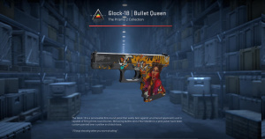 Glock-18 | Bullet Queen (Battle-Scarred) Screenshot