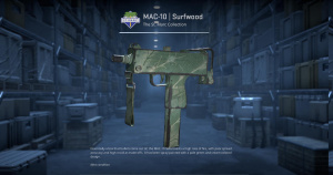 MAC-10 | Surfwood (Field-Tested) Screenshot