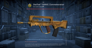 StatTrak™ FAMAS | Commemoration (Field-Tested) Screenshot