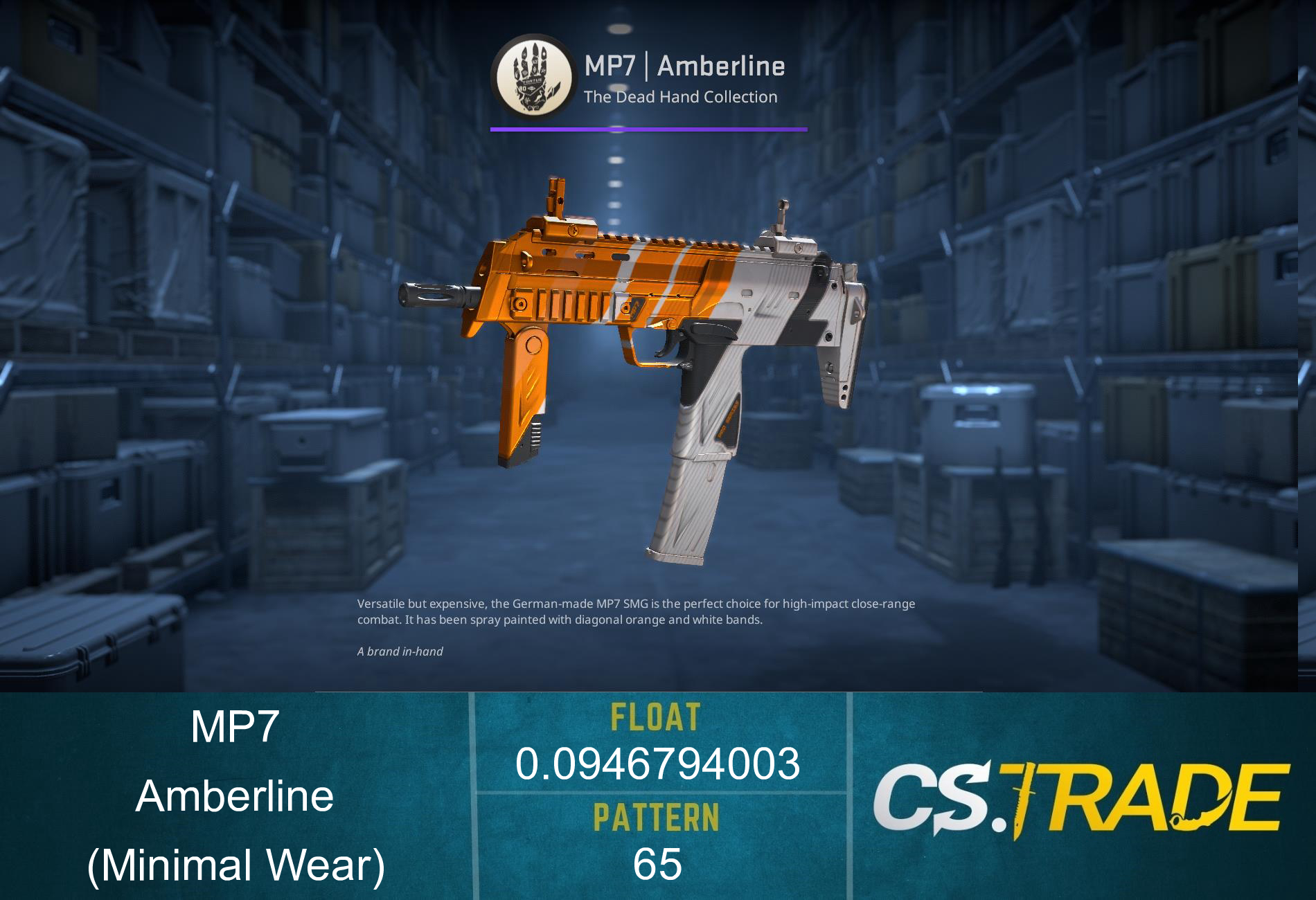 MP7 | Amberline (Factory New) Screenshot