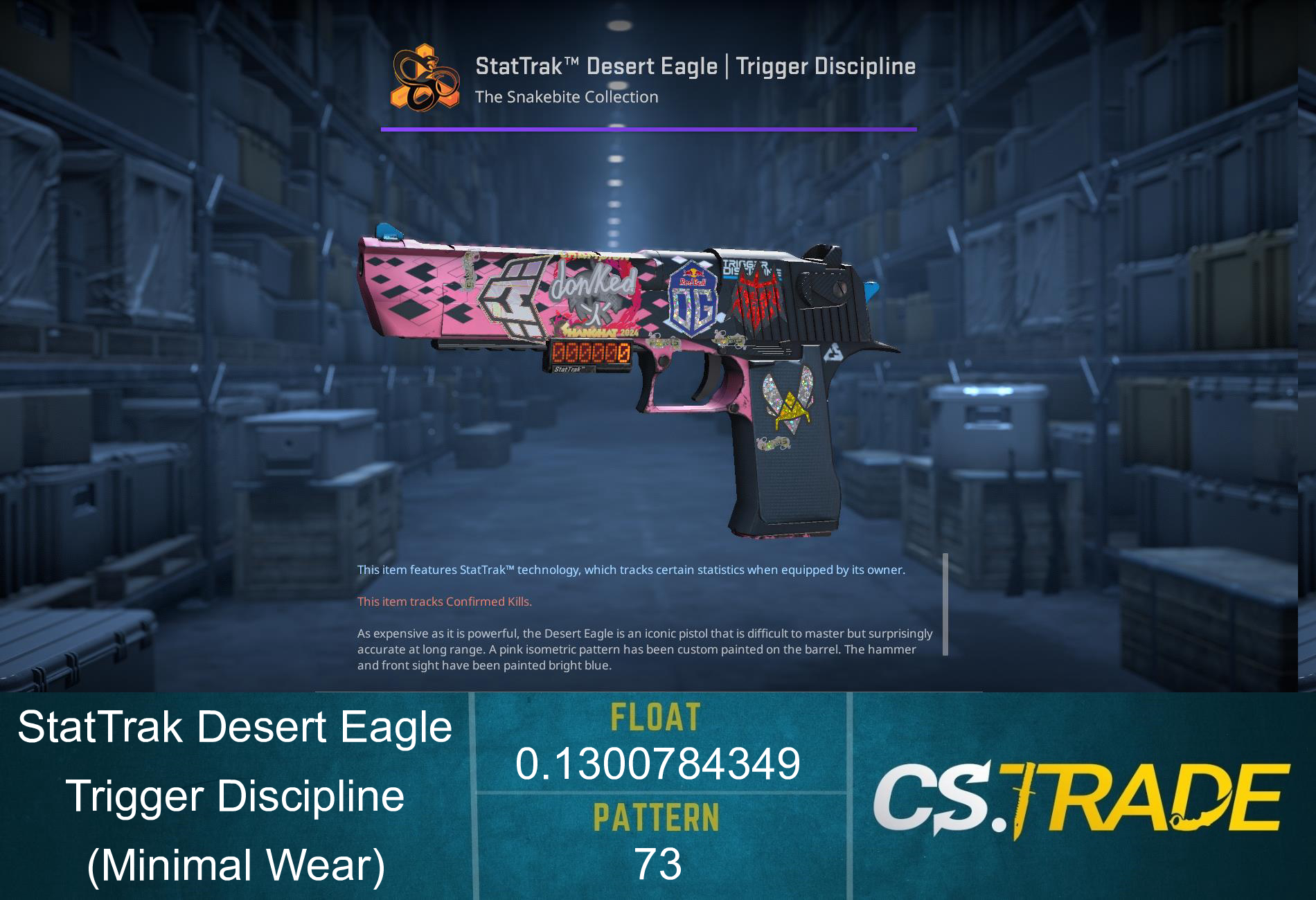 StatTrak™ Desert Eagle | Trigger Discipline (Minimal Wear) Screenshot