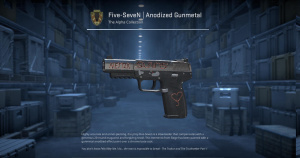 Five-SeveN | Anodized Gunmetal (Factory New) Screenshot