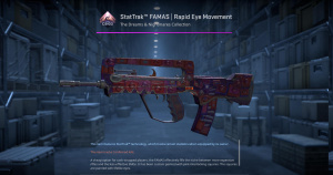 StatTrak™ FAMAS | Rapid Eye Movement (Battle-Scarred) Screenshot