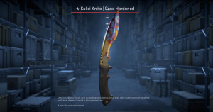 ★ Kukri Knife | Case Hardened (Battle-Scarred) Screenshot