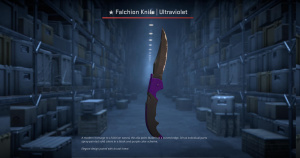 ★ Falchion Knife | Ultraviolet (Field-Tested) Screenshot