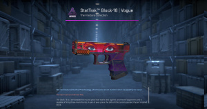 StatTrak™ Glock-18 | Vogue (Battle-Scarred) Screenshot