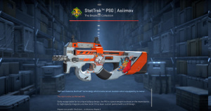 StatTrak™ P90 | Asiimov (Well-Worn) Screenshot
