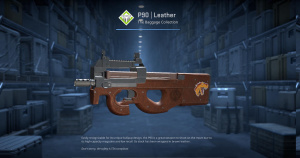 P90 | Leather (Field-Tested) Screenshot
