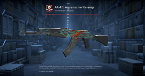 AK-47 | Aquamarine Revenge (Battle-Scarred) Screenshot