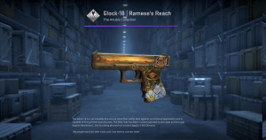 Glock-18 | Ramese's Reach (Minimal Wear) Screenshot