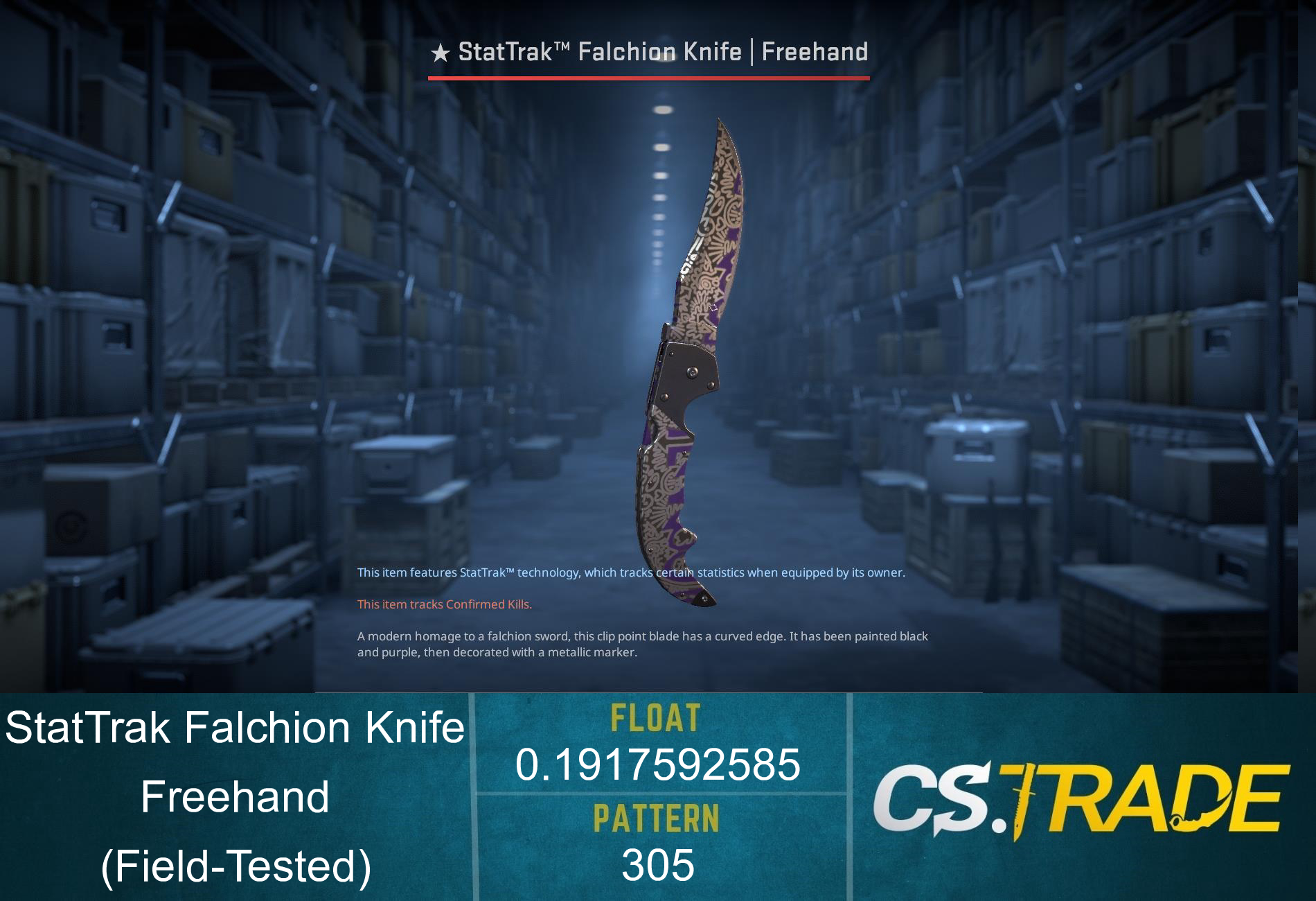 ★ Falchion Knife | Freehand (Factory New) Screenshot