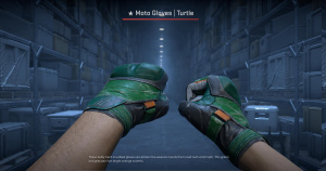 ★ Moto Gloves | Turtle (Battle-Scarred) Screenshot