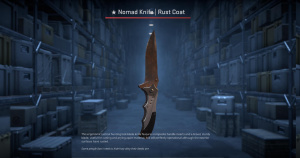 ★ Nomad Knife | Rust Coat (Battle-Scarred) Screenshot