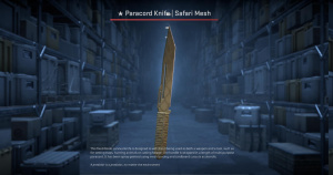 ★ Paracord Knife | Safari Mesh (Field-Tested) Screenshot