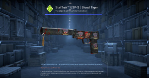 StatTrak™ USP-S | Blood Tiger (Minimal Wear) Screenshot