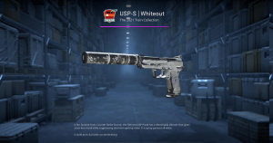 USP-S | Whiteout (Battle-Scarred) Screenshot