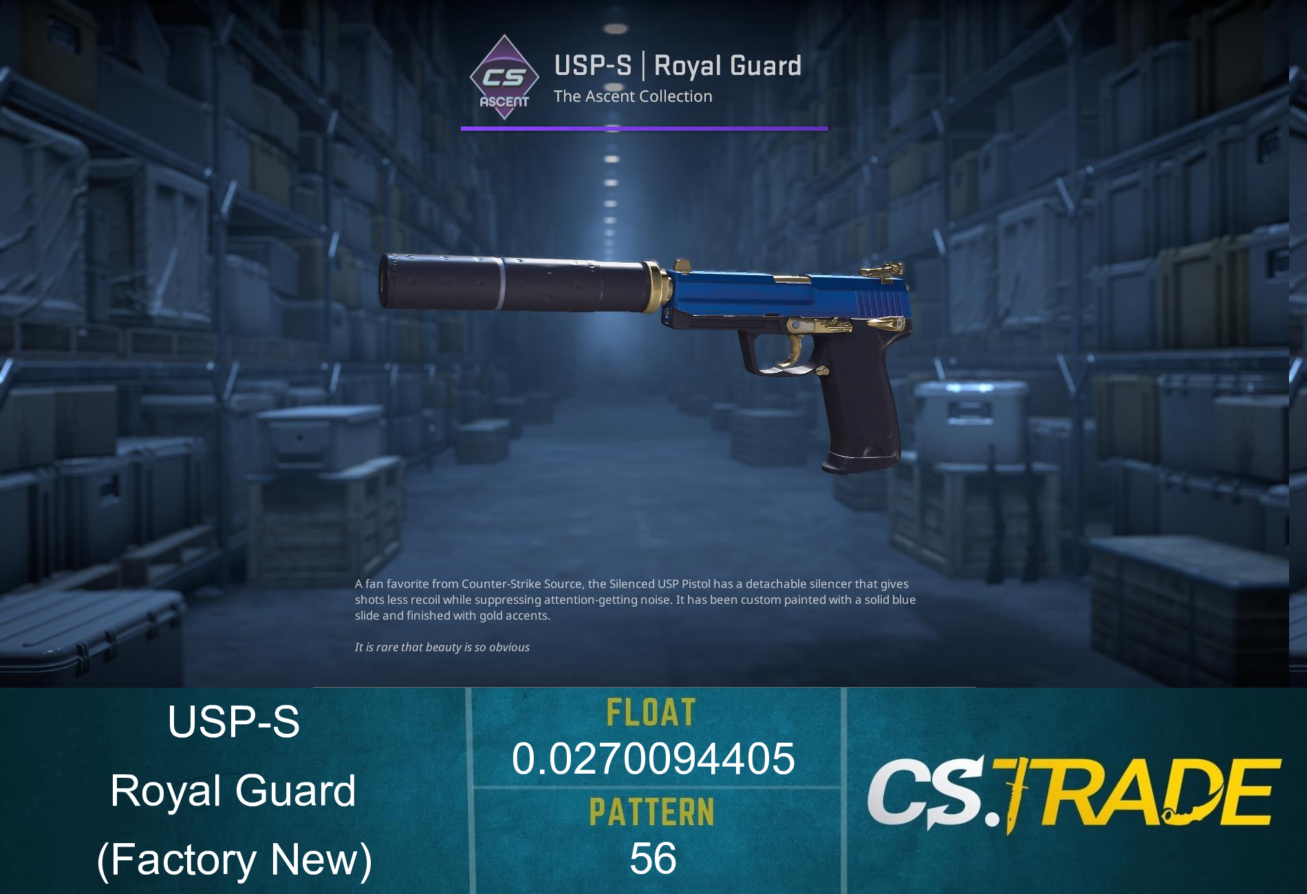 USP-S | Royal Guard (Factory New) Screenshot