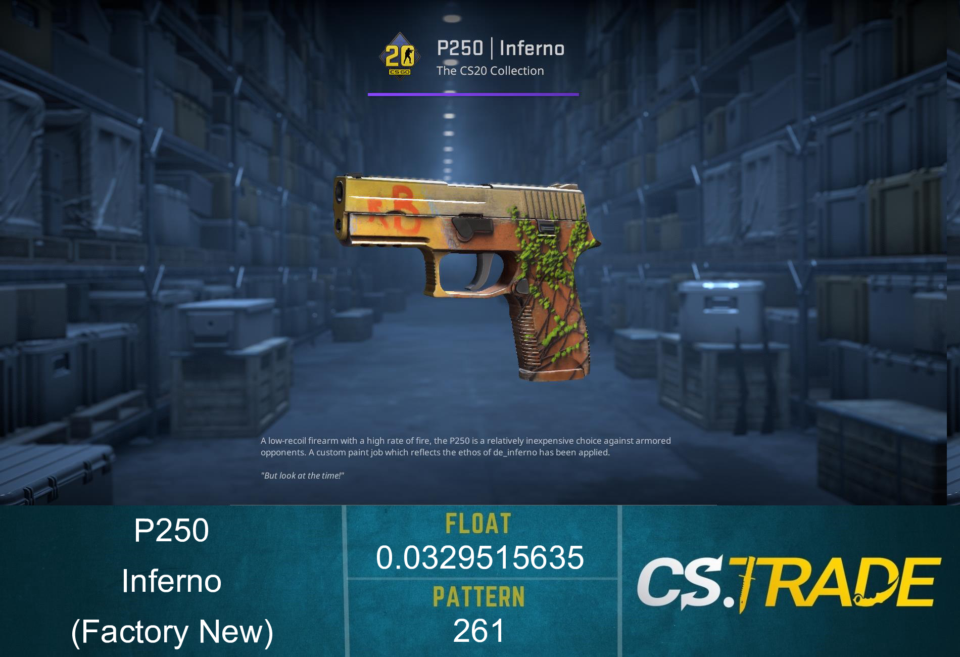 P250 | Inferno (Factory New) Screenshot