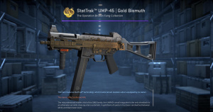 StatTrak™ UMP-45 | Gold Bismuth (Field-Tested) Screenshot