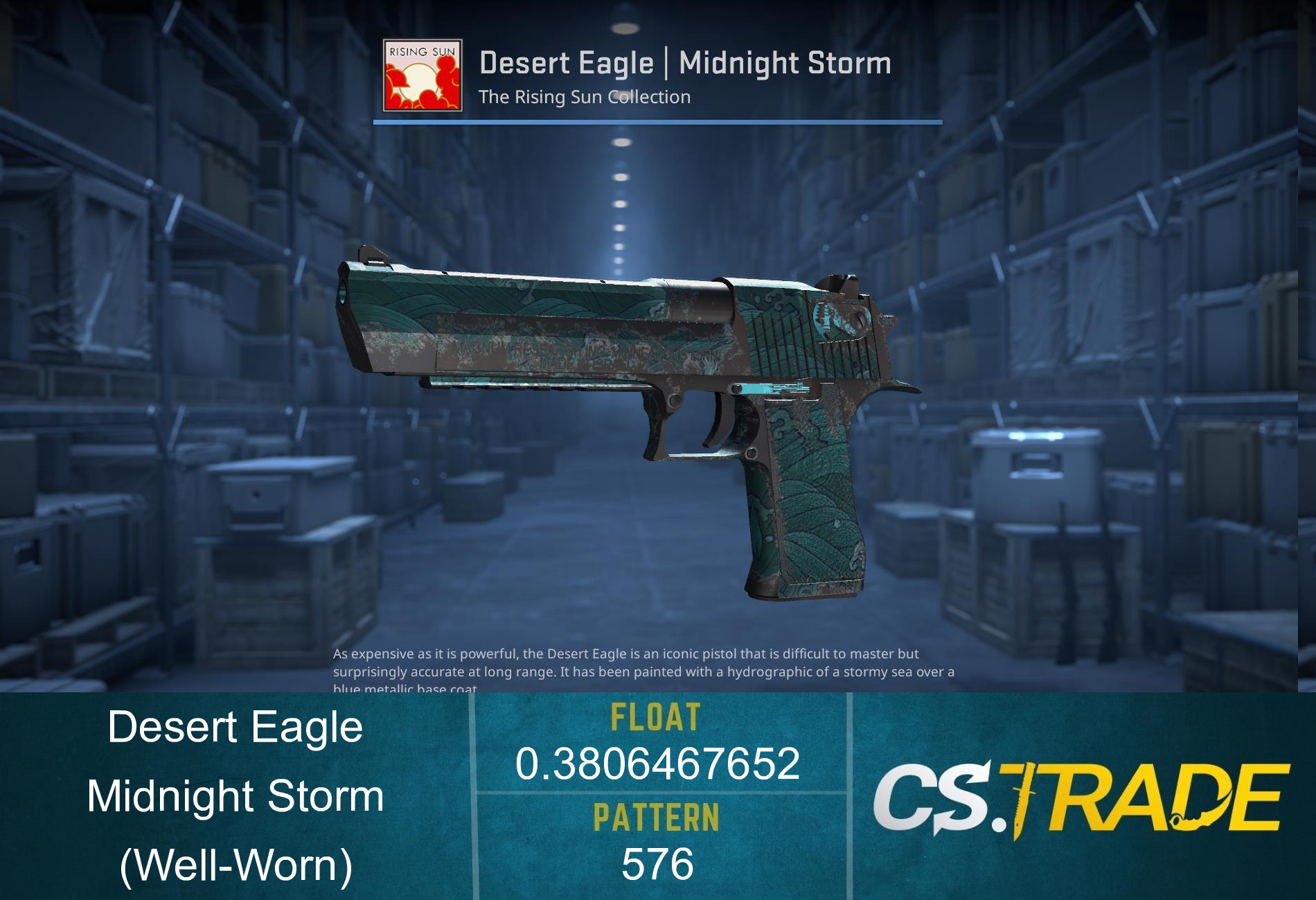 Desert Eagle | Midnight Storm (Well-Worn) Screenshot