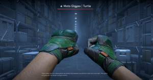 ★ Moto Gloves | Turtle (Battle-Scarred) Screenshot