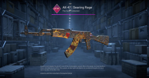 AK-47 | Searing Rage (Field-Tested) Screenshot