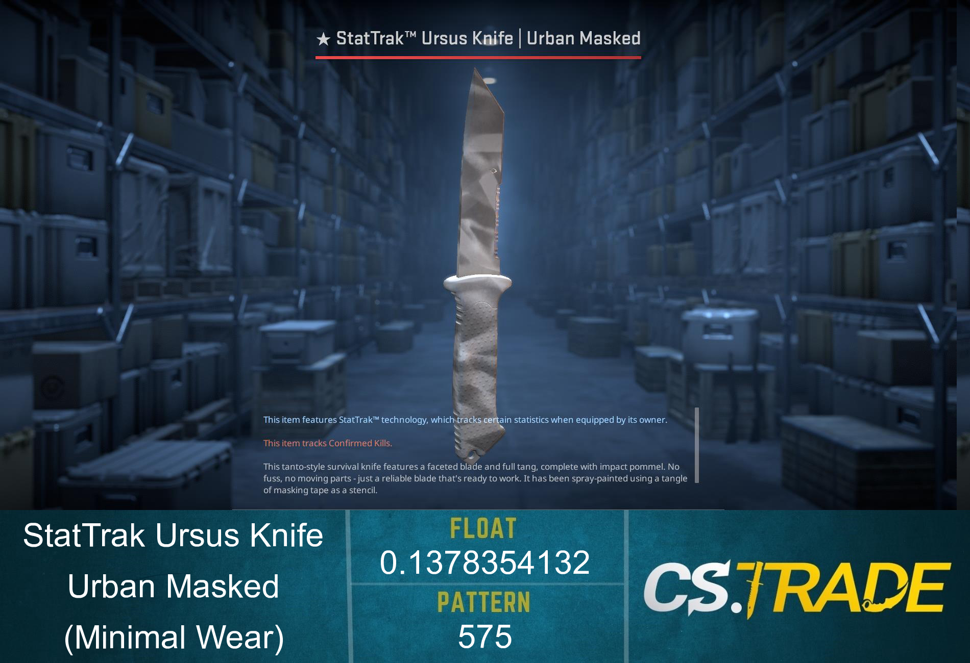 ★ Ursus Knife | Urban Masked (Factory New) Screenshot