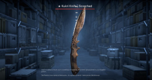 ★ Kukri Knife | Scorched (Well-Worn) Screenshot