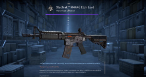 StatTrak™ M4A4 | Etch Lord (Factory New) Screenshot
