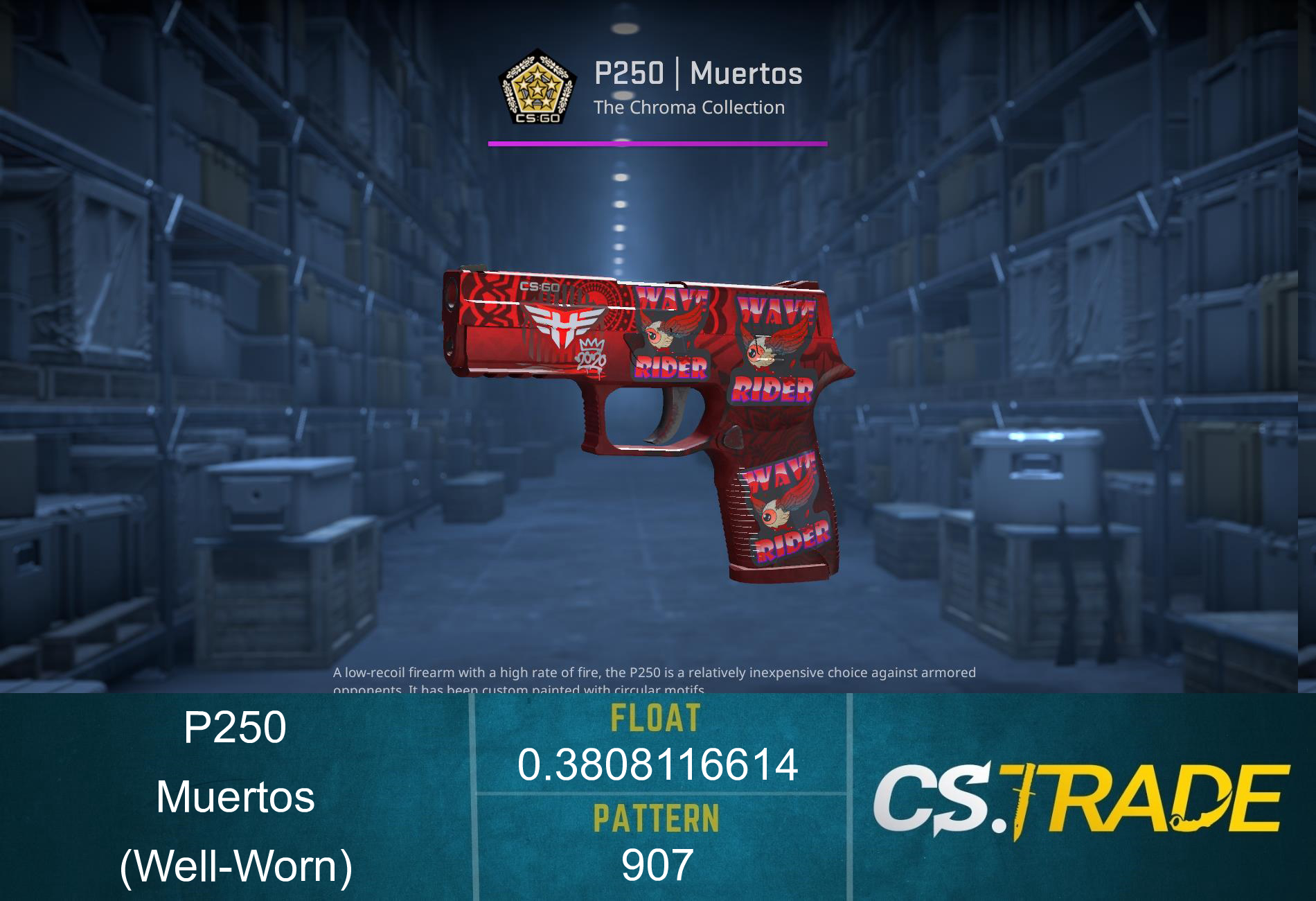 StatTrak™ P250 | Muertos (Well-Worn) Screenshot