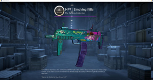 MP7 | Smoking Kills (Battle-Scarred) Screenshot