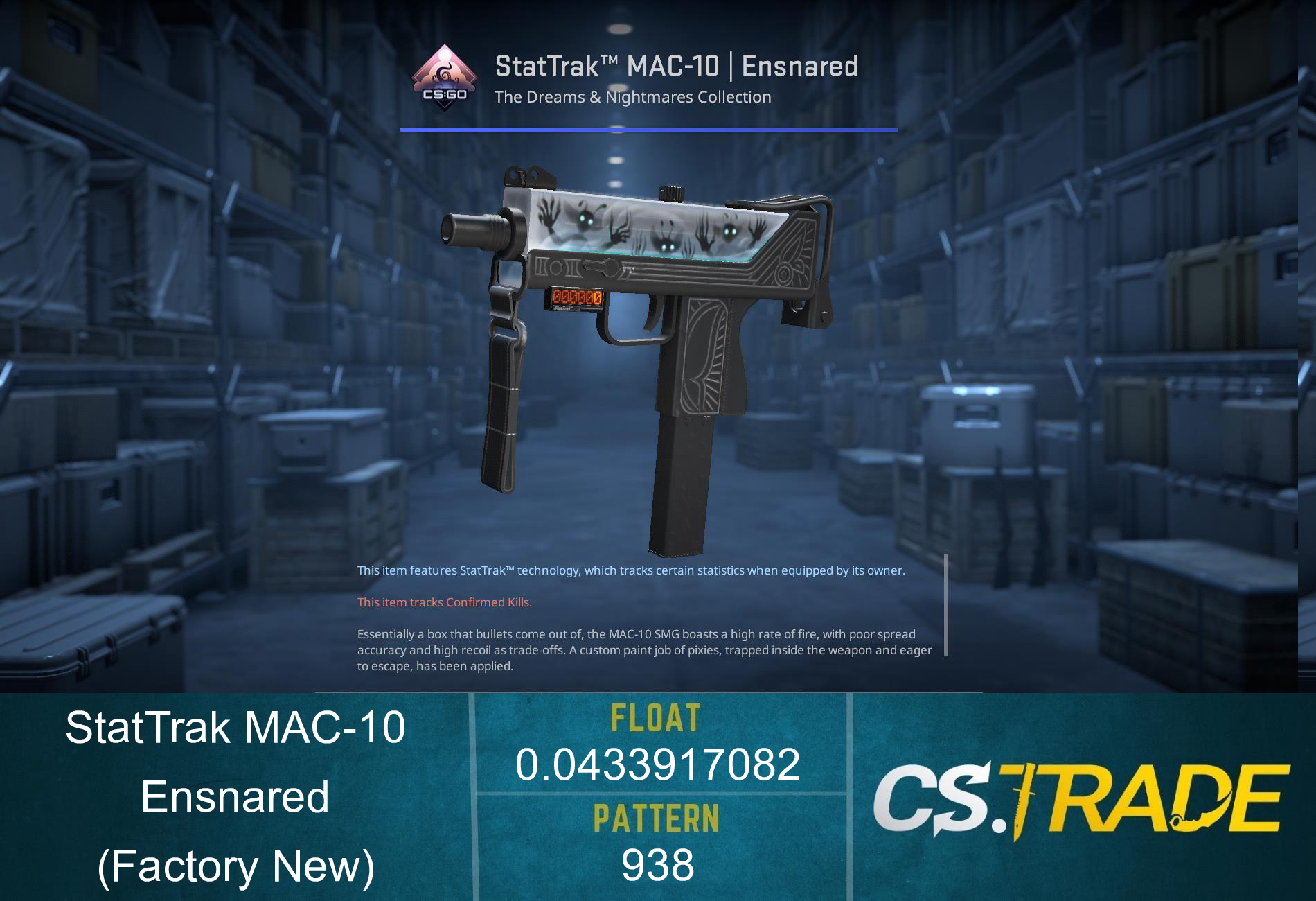 MAC-10 | Ensnared (Factory New) Screenshot
