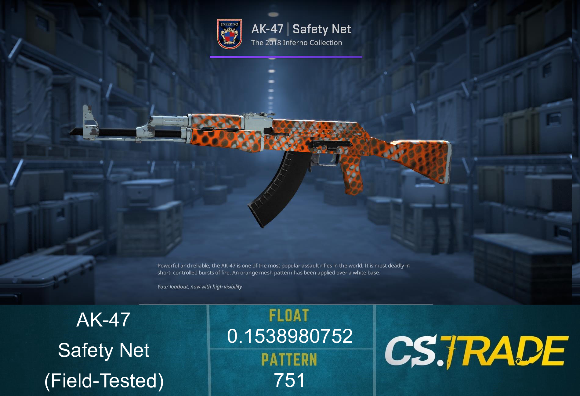 AK-47 | Safety Net (Field-Tested) Screenshot