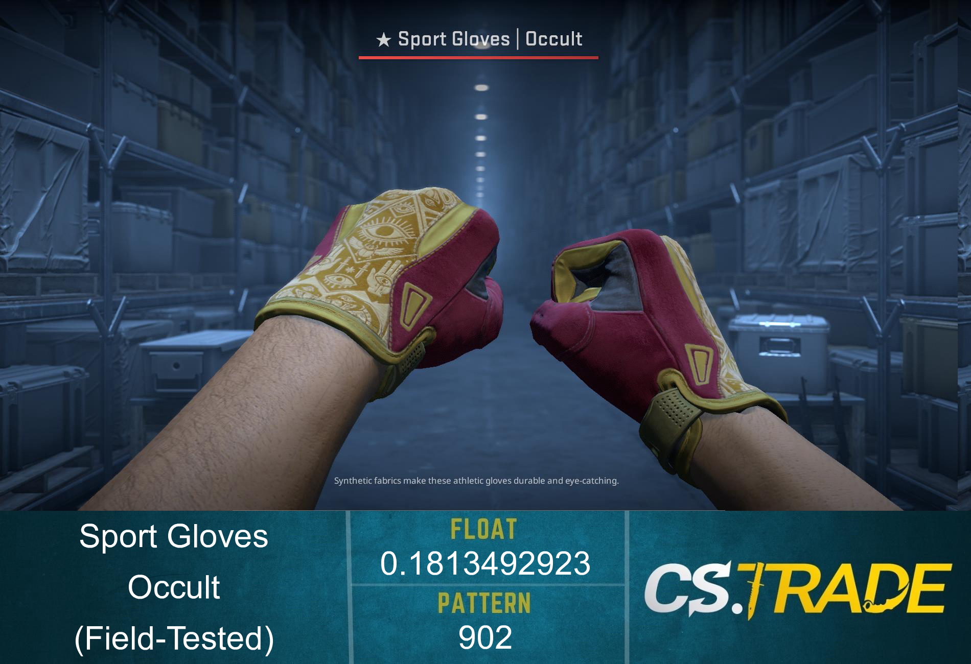 ★ Sport Gloves | Occult (Factory New) Screenshot