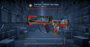 StatTrak™ FAMAS | Roll Cage (Minimal Wear) Screenshot