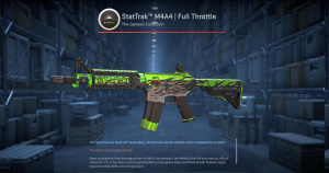 StatTrak™ M4A4 | Full Throttle (Battle-Scarred) Screenshot