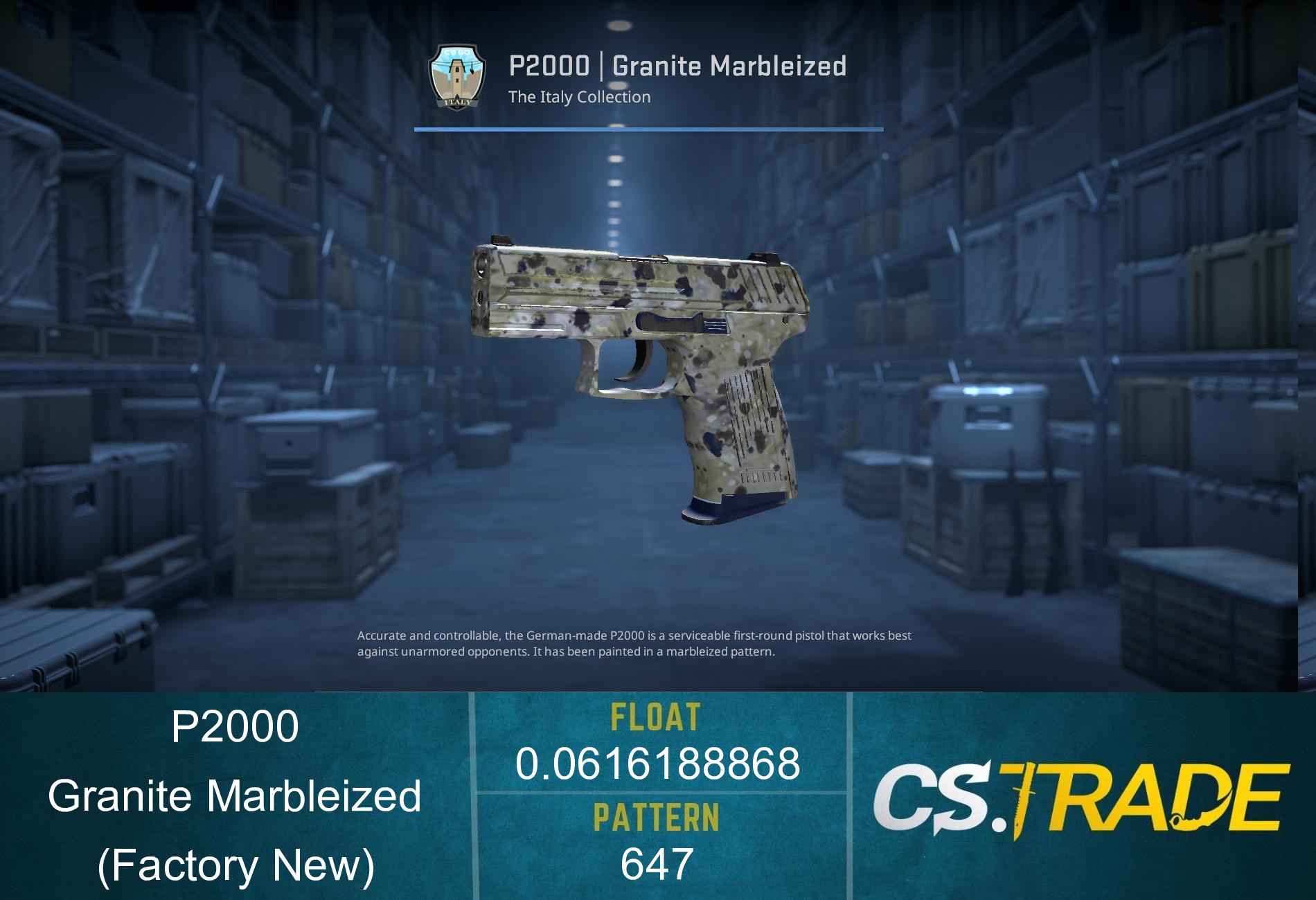 P2000 | Granite Marbleized (Well-Worn) Screenshot