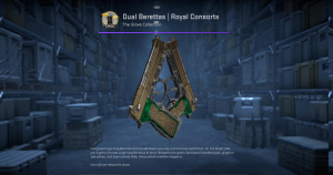 Dual Berettas | Royal Consorts (Well-Worn) Screenshot