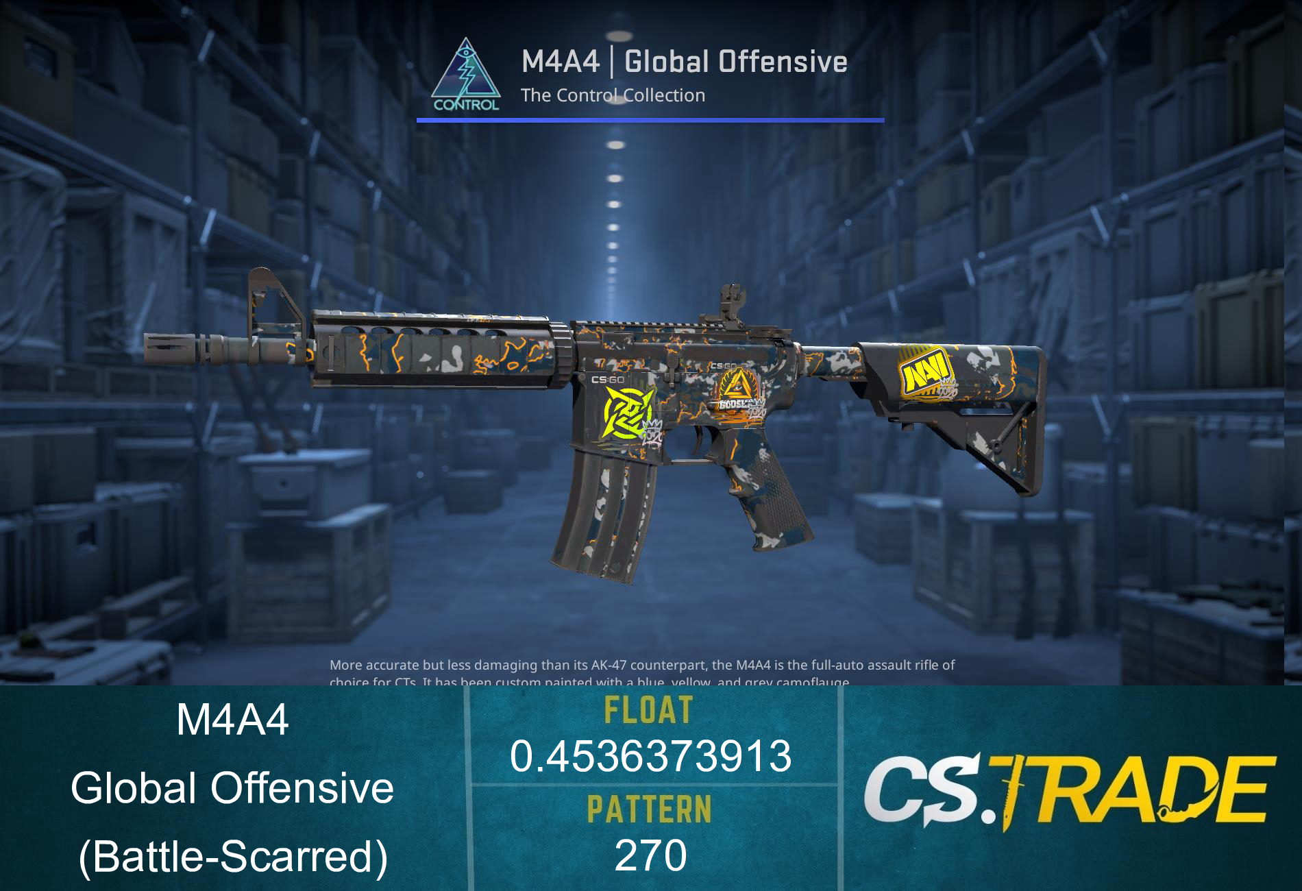 M4A4 | Global Offensive (Battle-Scarred) Screenshot