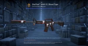StatTrak™ M4A1-S | Blood Tiger (Minimal Wear) Screenshot