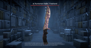 ★ Huntsman Knife | Freehand (Field-Tested) Screenshot
