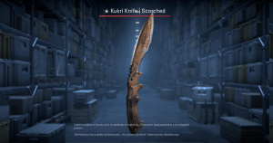 ★ Kukri Knife | Scorched (Well-Worn) Screenshot