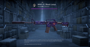 M4A1-S | Black Lotus (Battle-Scarred) Screenshot