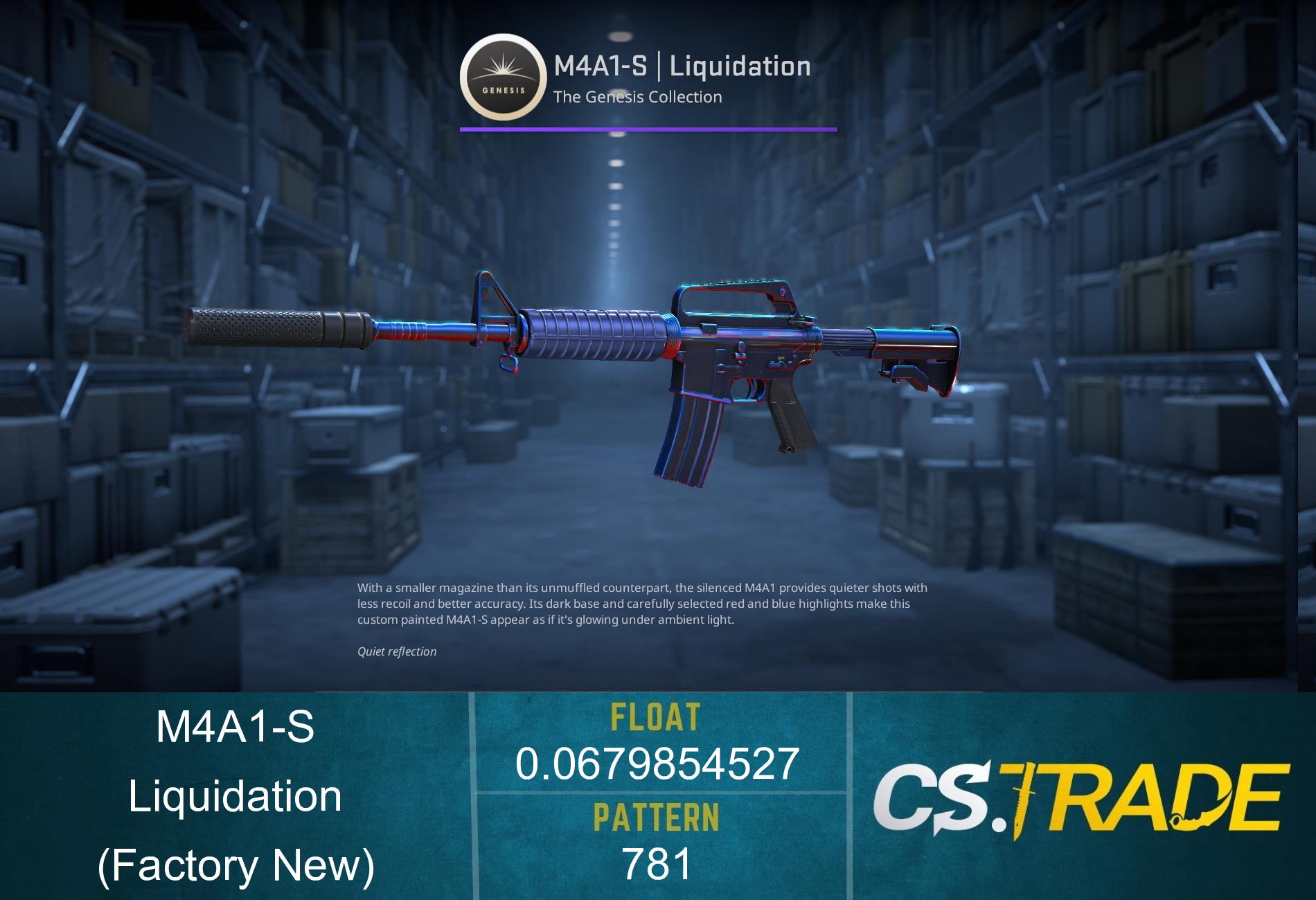 M4A1-S | Liquidation (Factory New)