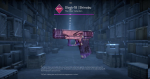 Glock-18 | Shinobu (Battle-Scarred) Screenshot
