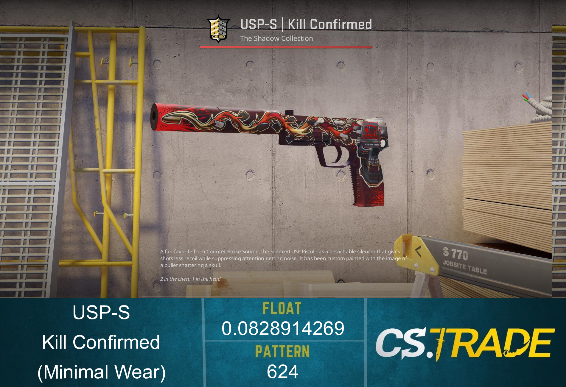 USP-S | Kill Confirmed (Minimal Wear) Screenshot