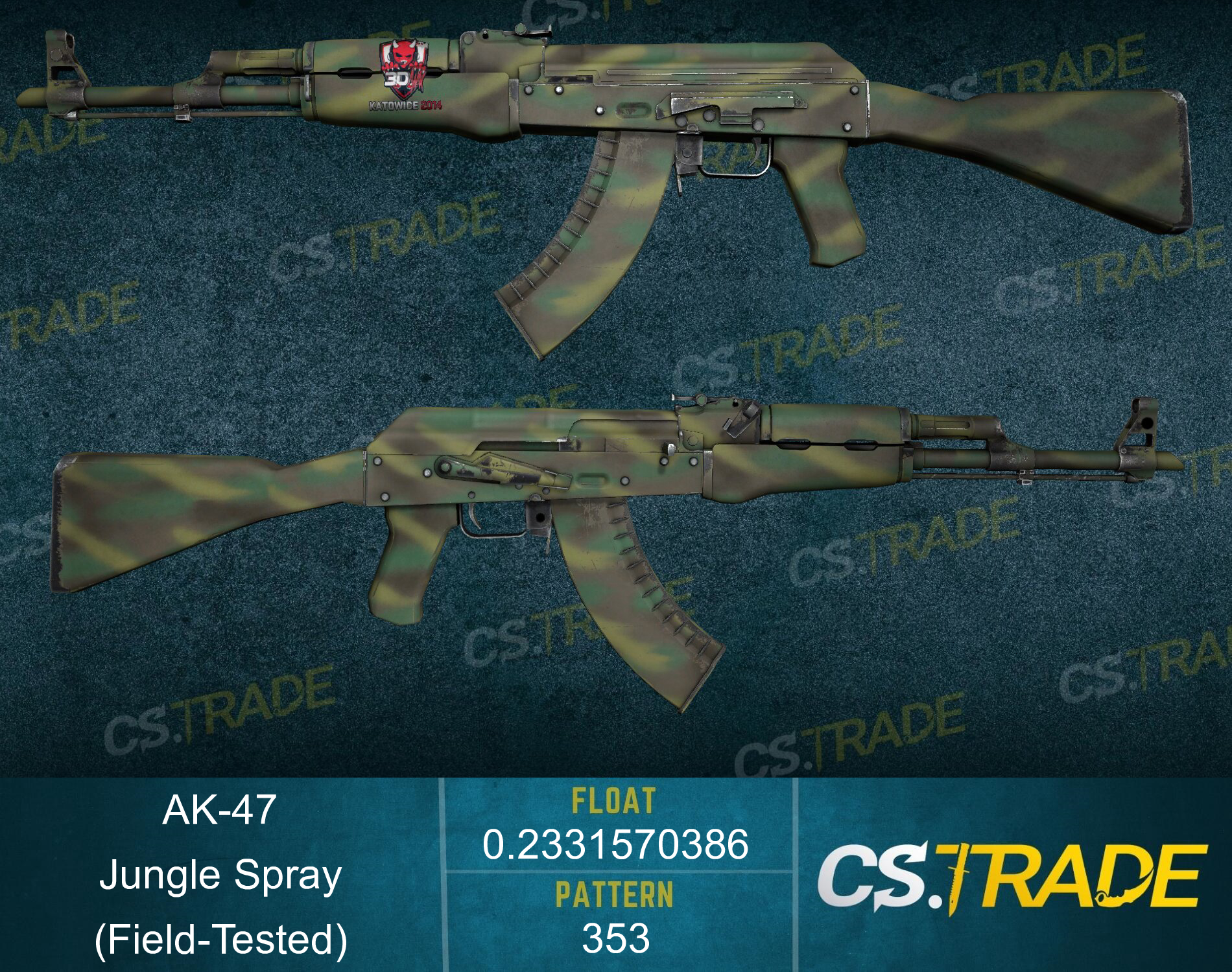 Screenshot for AK-47 | Jungle Spray