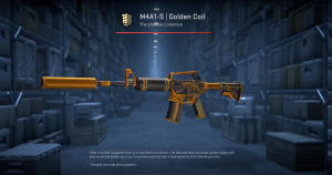 M4A1-S | Golden Coil (Minimal Wear) Screenshot