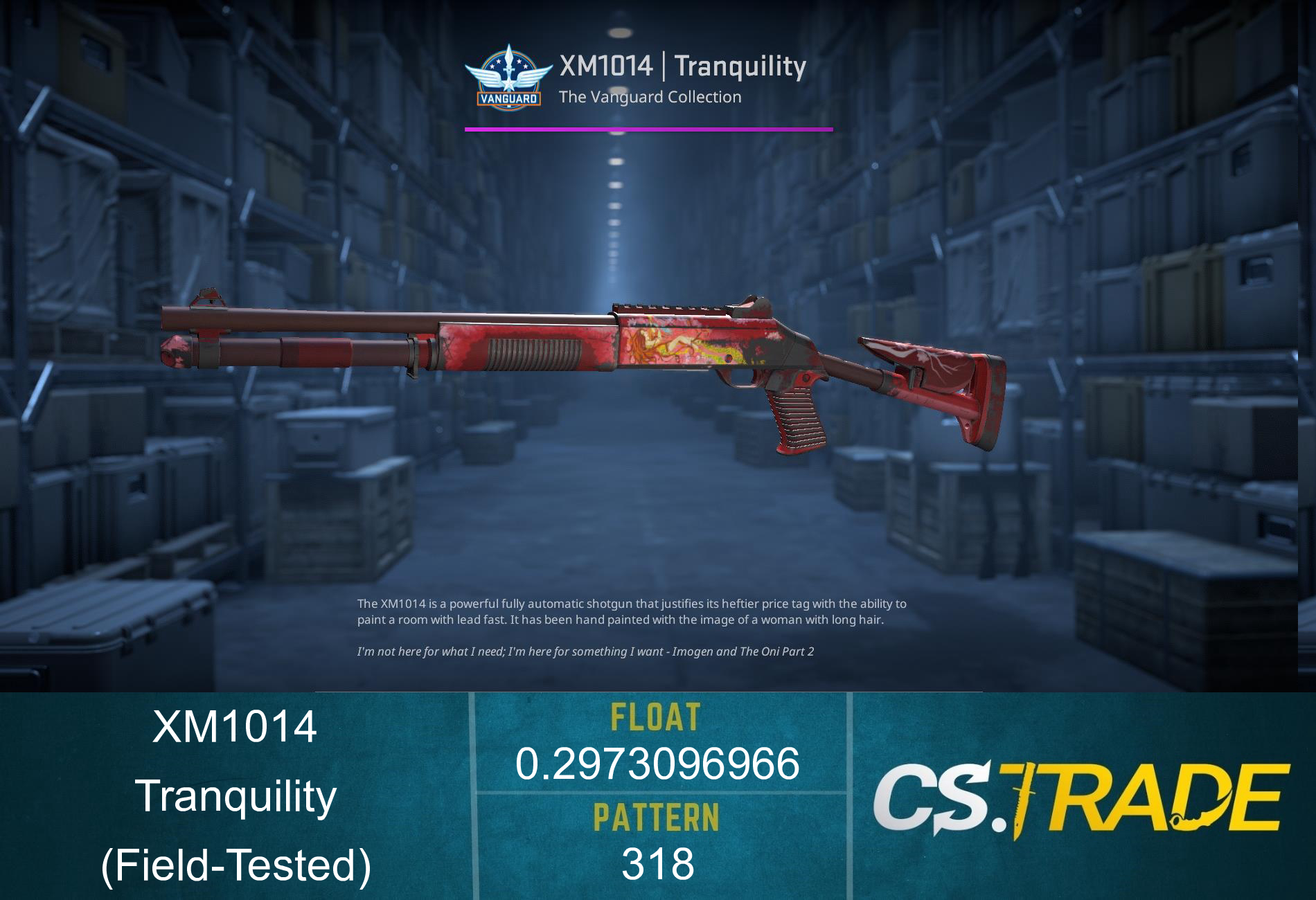 XM1014 | Tranquility (Field-Tested) Screenshot